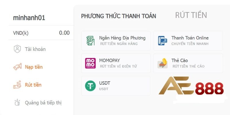 Lựa chọn phương thức rút tiền phù hợp để giao dịch diễn ra  thuận lợi